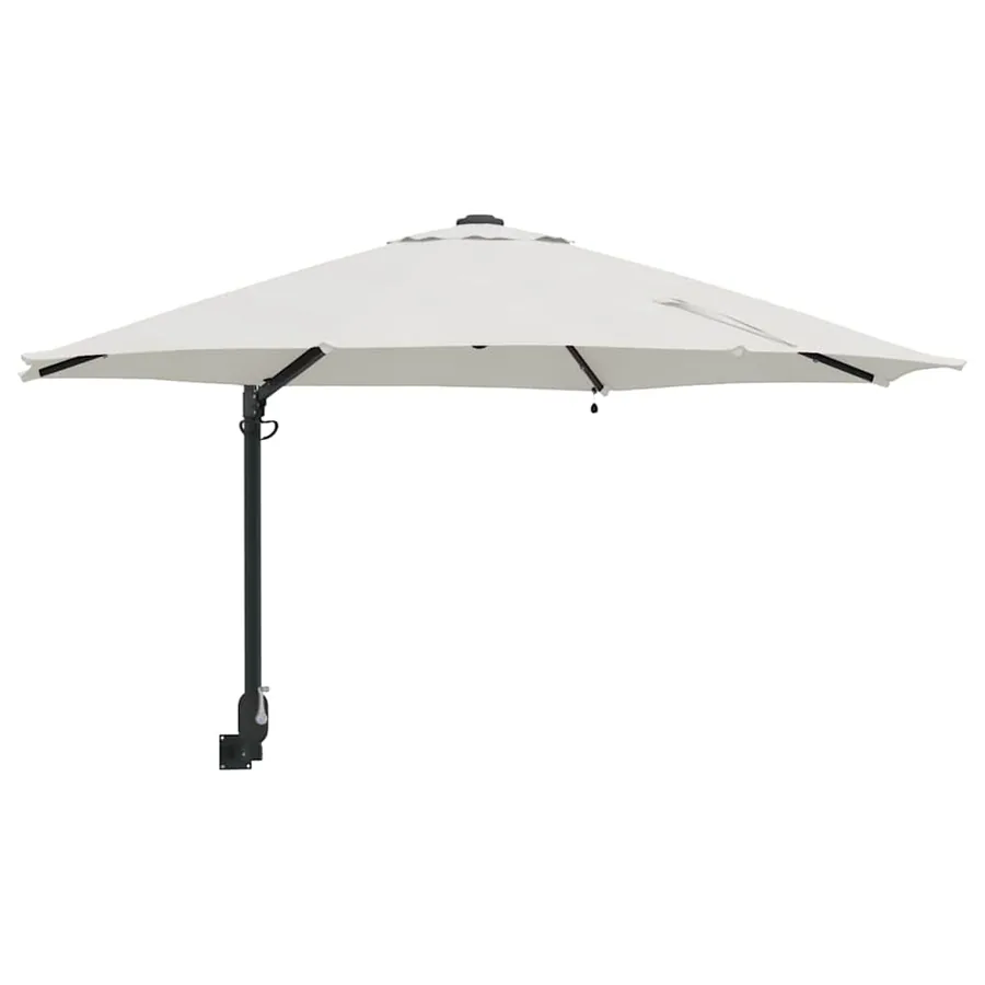 Parasol de jardin Sable 248 x 248 x 148 cm Polyester et Acier - 2