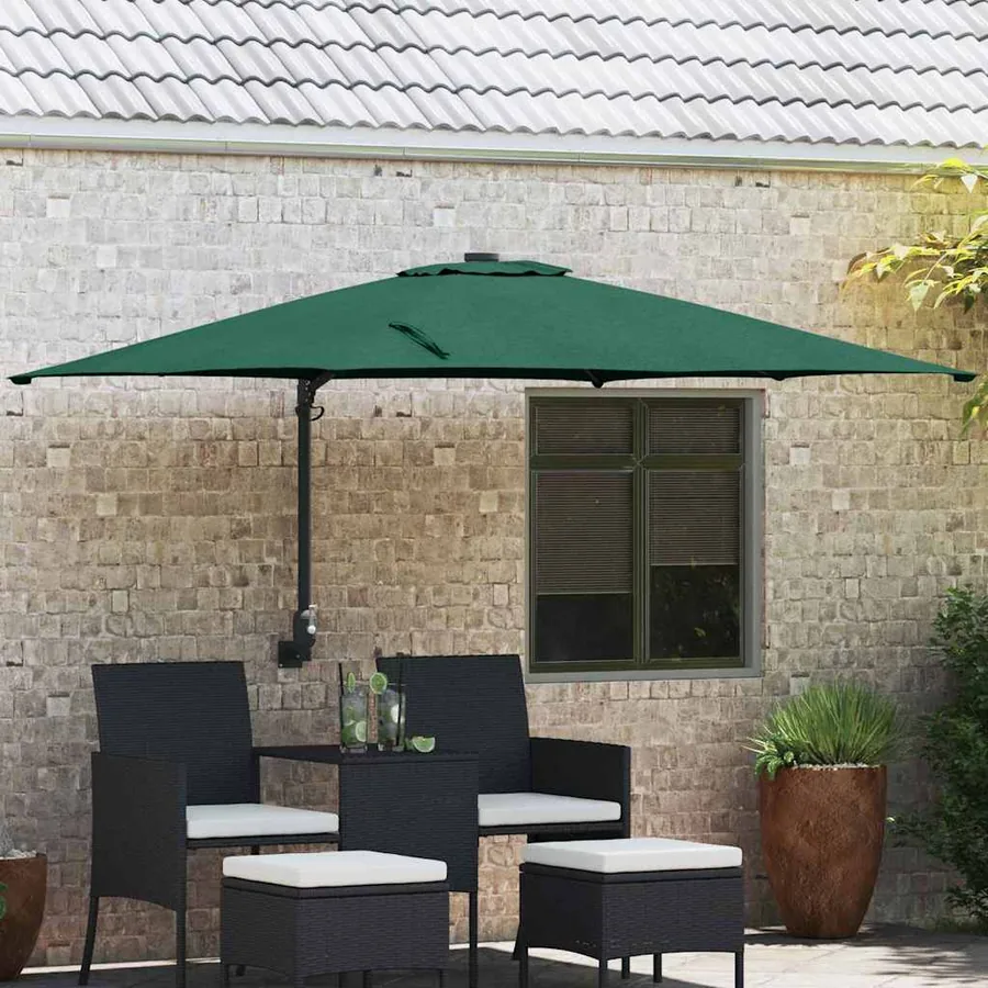 Parasol de jardin Vert 248,5 x 247,5 x 160 cm