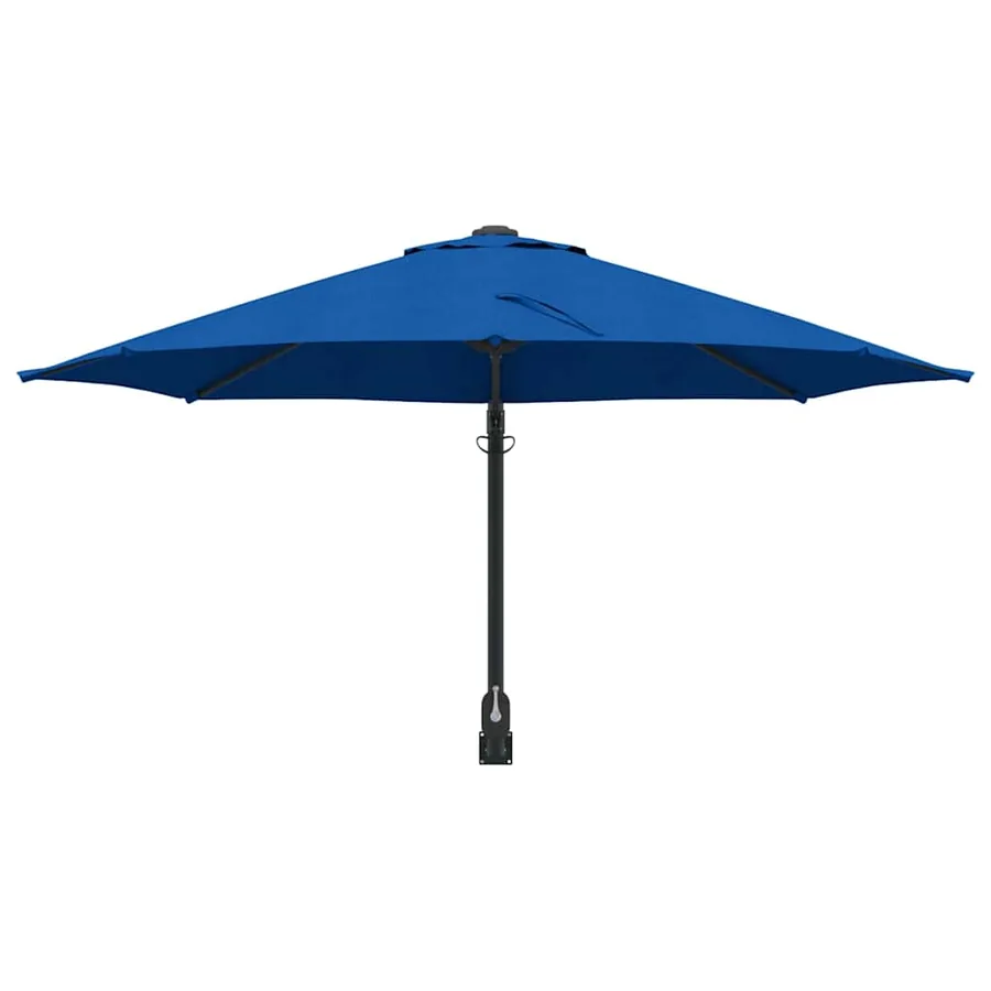 Parasol de jardin 248 x 248 x 148 cm Polyester et Acier Azur - 4
