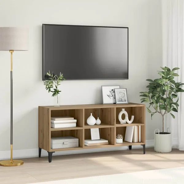 Ensemble meuble TV 103,5 x 30 x 50 cm Marron Bois d’ingénierie