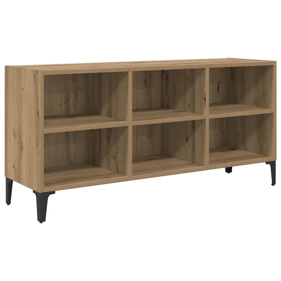 Ensemble meuble TV 103,5 x 30 x 50 cm Marron Bois d’ingénierie - 2