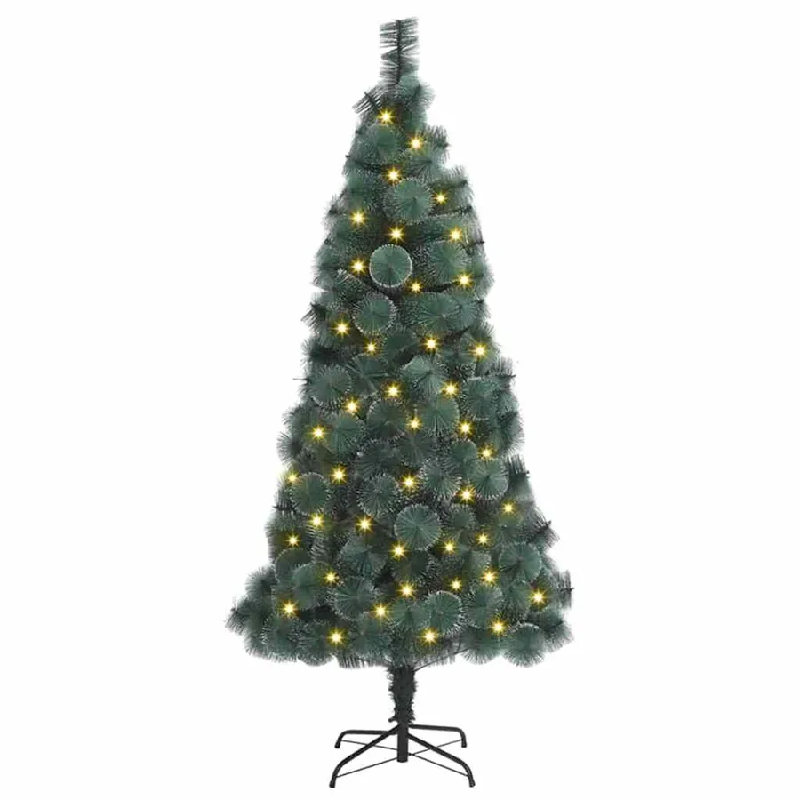Sapin de Noël artificiel pré-éclairé Vert 180 cm PET - 2