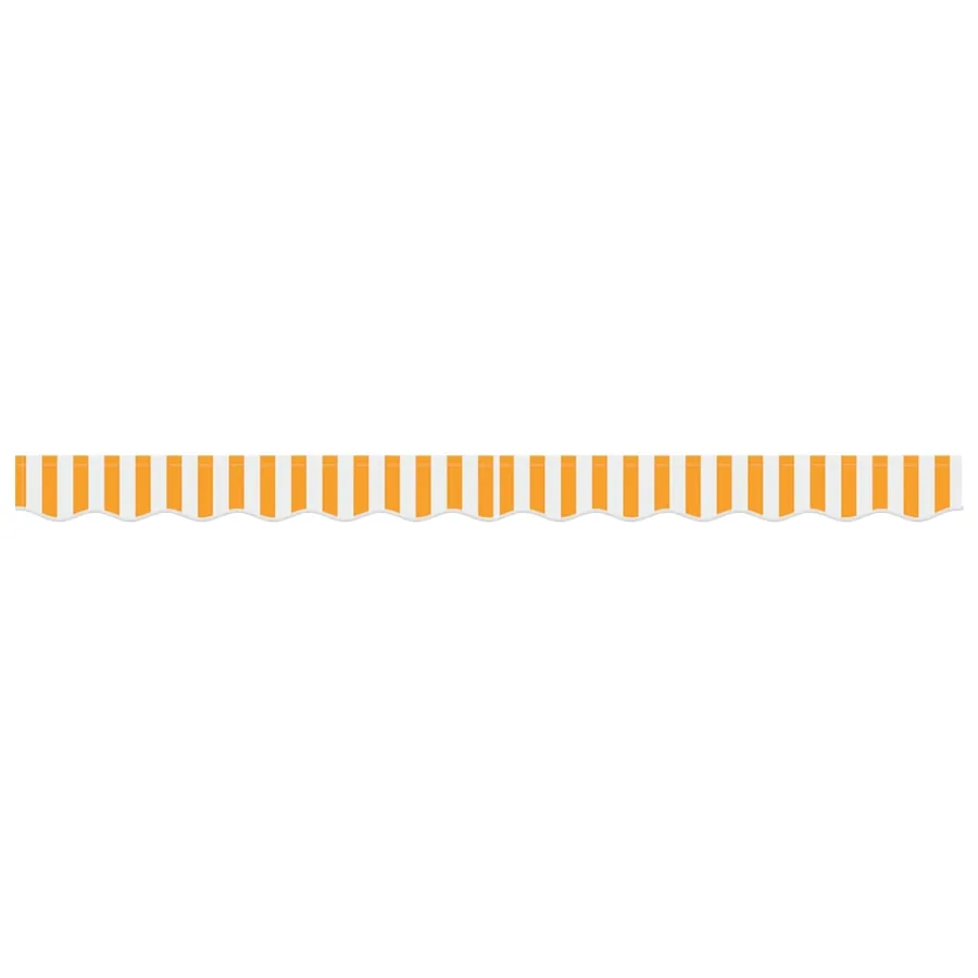 Remplacement de lambrequin Jaune et blanc 2,5 m Polyester - 4