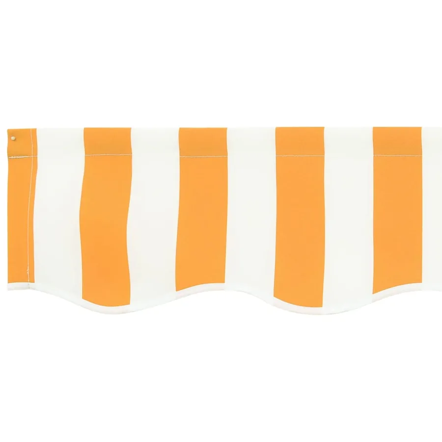 Remplacement de lambrequin Jaune et blanc 2,5 m Polyester - 5