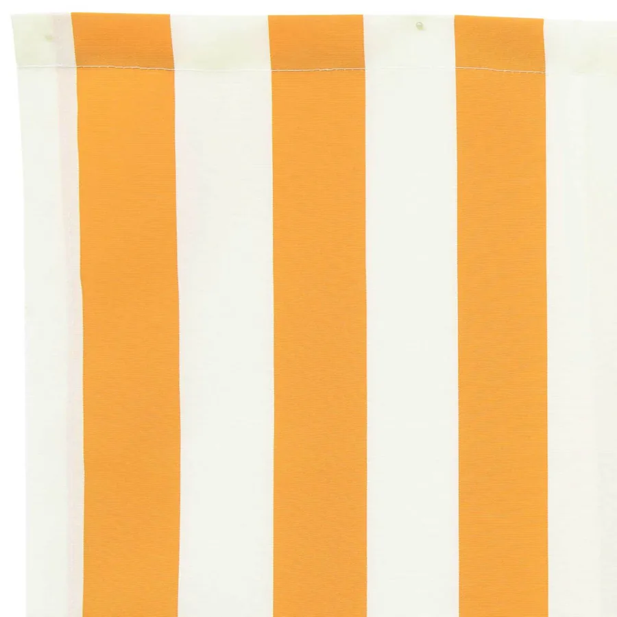 Remplacement de lambrequin Jaune et blanc 2,5 m Polyester - 6