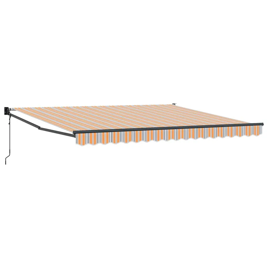 Auvent rétractable Multicolore 400 × 300 cm Polyester et métal - 2