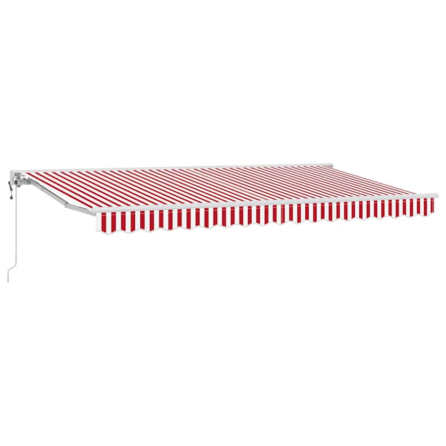 Cadre d'auvent Rouge et Blanc 400 x 200 cm - 2