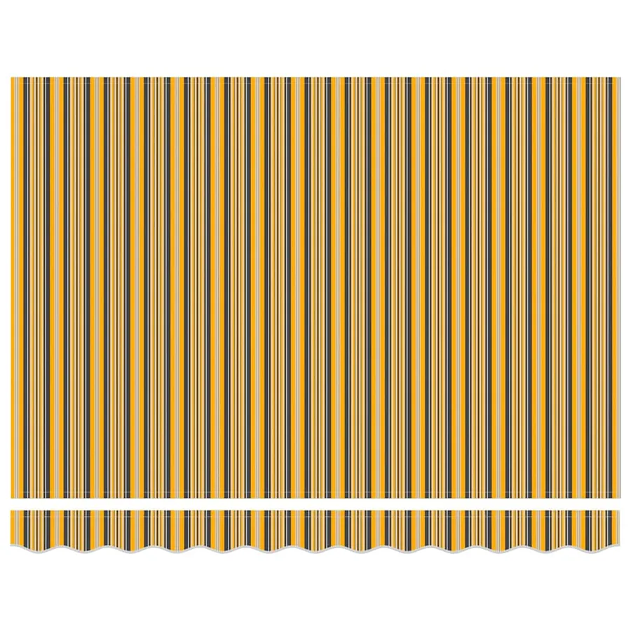 Auvent rétractable Multicolore 350 x 250 cm Polyester et métal - 6