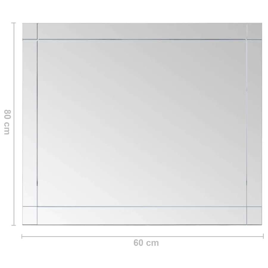 Miroir mural 80x60 cm Verre - 6