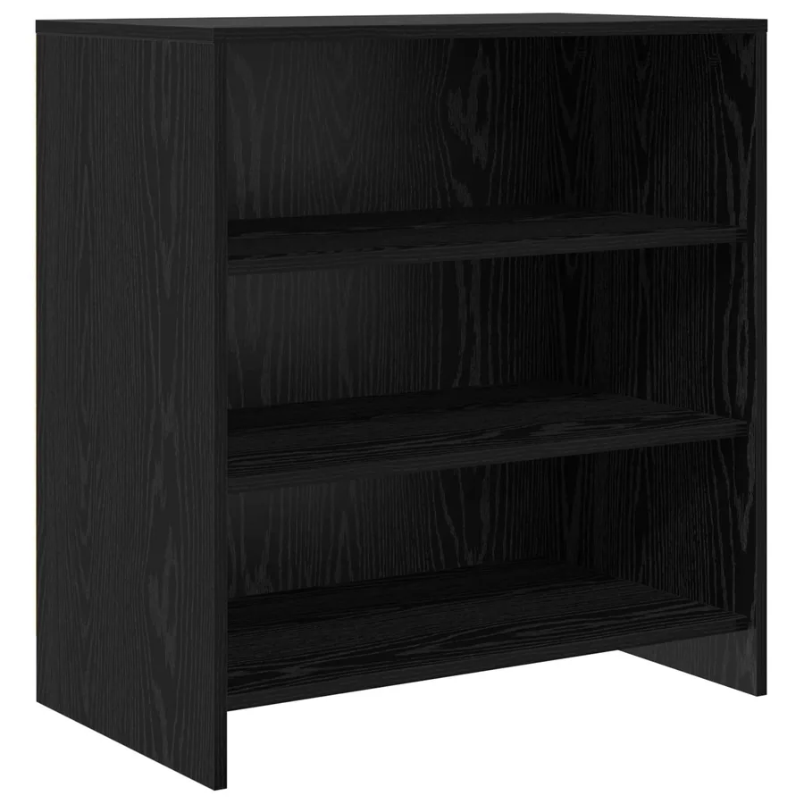 Buffet Noir 70 x 41 x 75 cm Bois d'ingénierie - 2