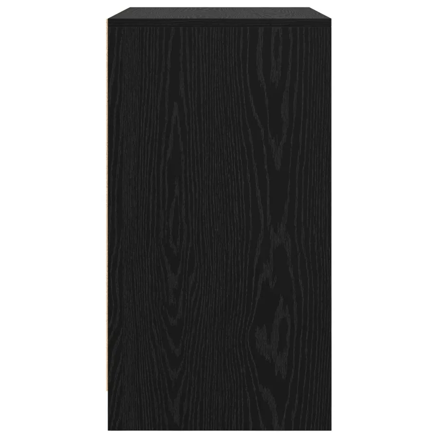 Buffet Noir 70 x 41 x 75 cm Bois d'ingénierie - 6