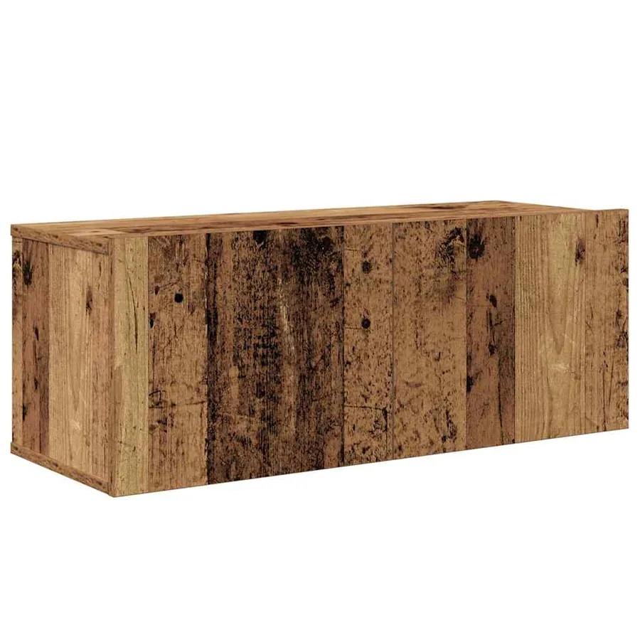 Ensemble meuble TV 4 pcs Bois Ancien Bois d'ingénierie - 6