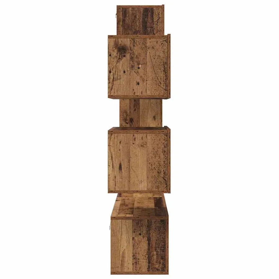 Ensemble meuble TV 6 pcs Bois Ancien Bois d'ingénierie - 9