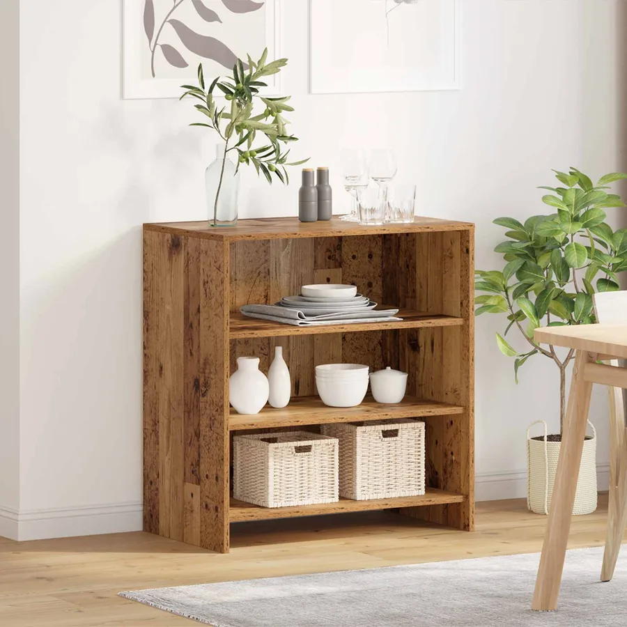 Buffet Marron 70 x 41 x 75 cm Bois d'ingénierie - 4