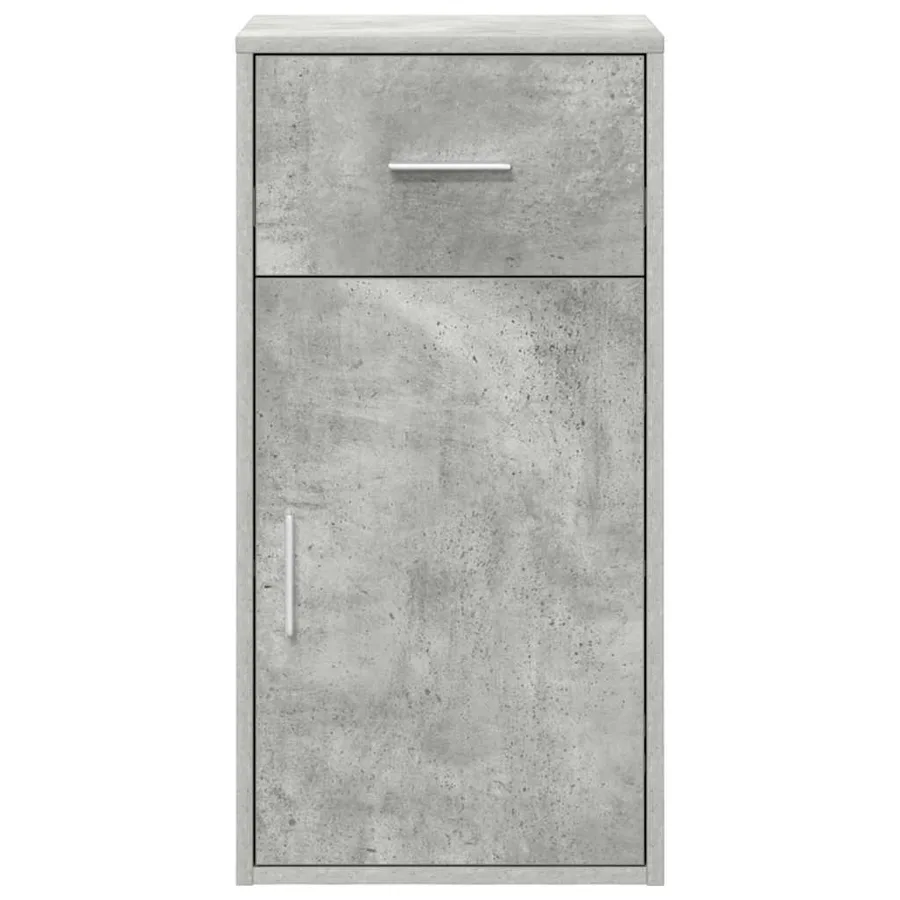 Buffet avec tiroir Gris béton 38 x 34 x 75 cm - 6