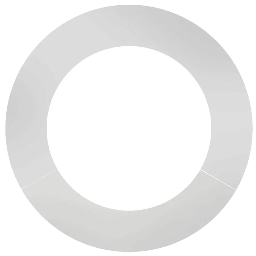 adapté pour anneaux d'arbre plats 5 pc Argent Ø60/90 cm - 5