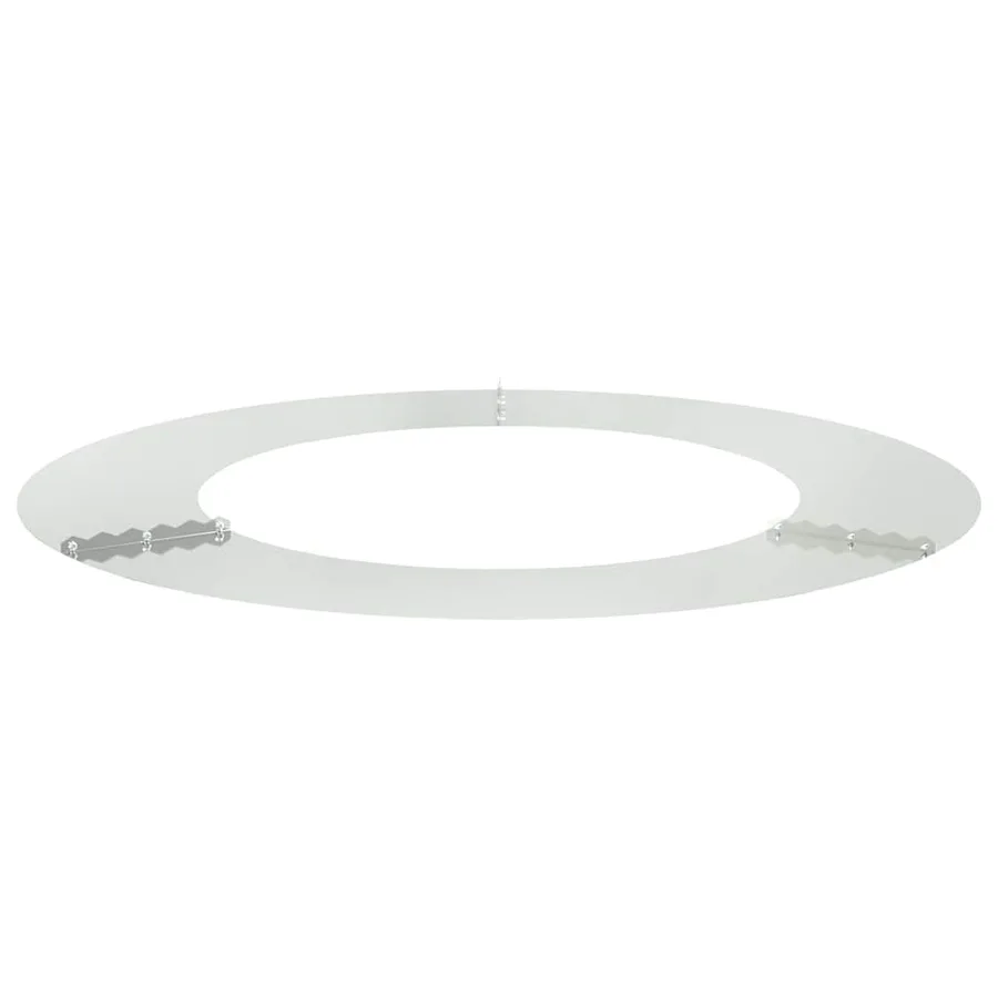 adapté pour anneaux d'arbre plats 5 pc Argent Ø50/80 cm - 4