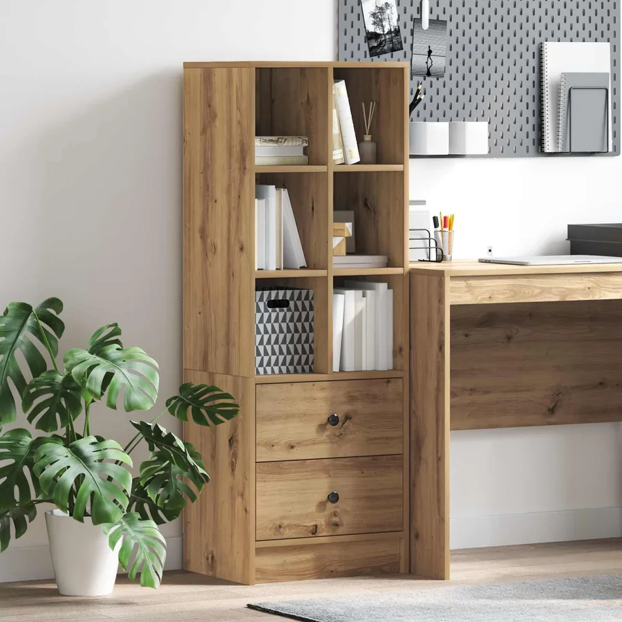 Haut Armoire Chêne artisanal 45,5 x 34 x 127 cm