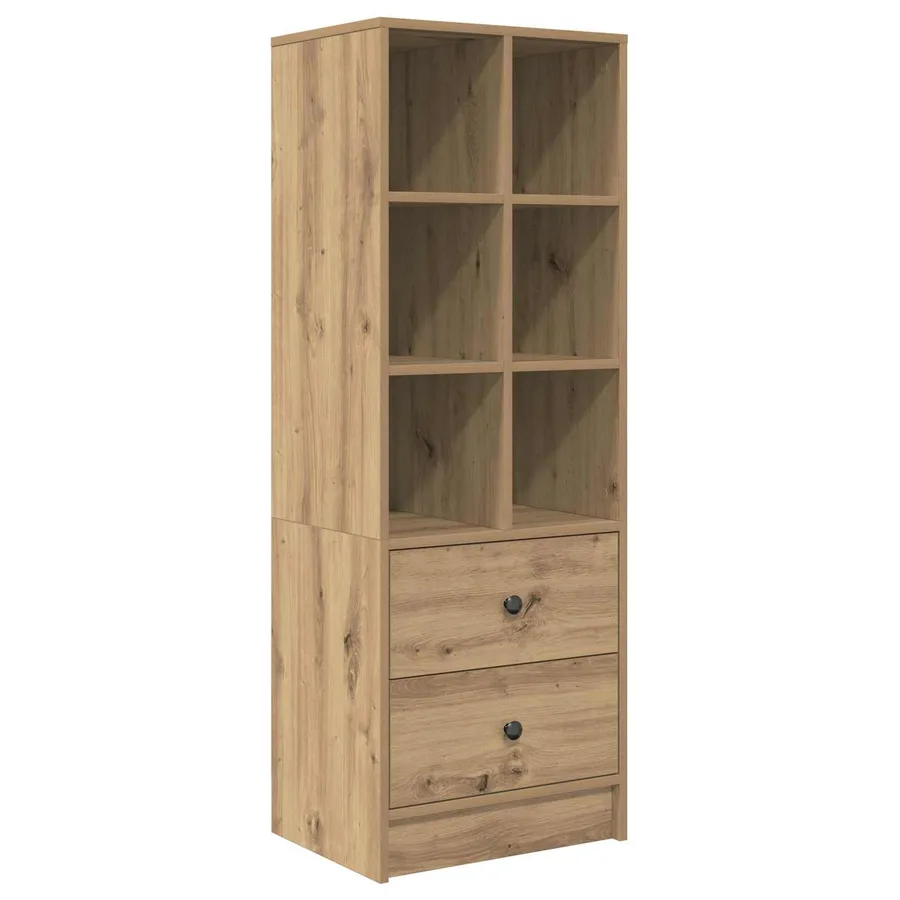 Haut Armoire Chêne artisanal 45,5 x 34 x 127 cm - 2