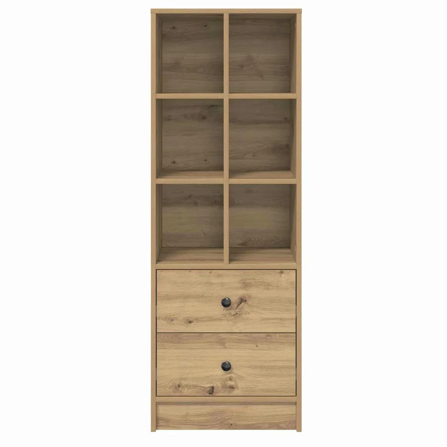 Haut Armoire Chêne artisanal 45,5 x 34 x 127 cm - 6