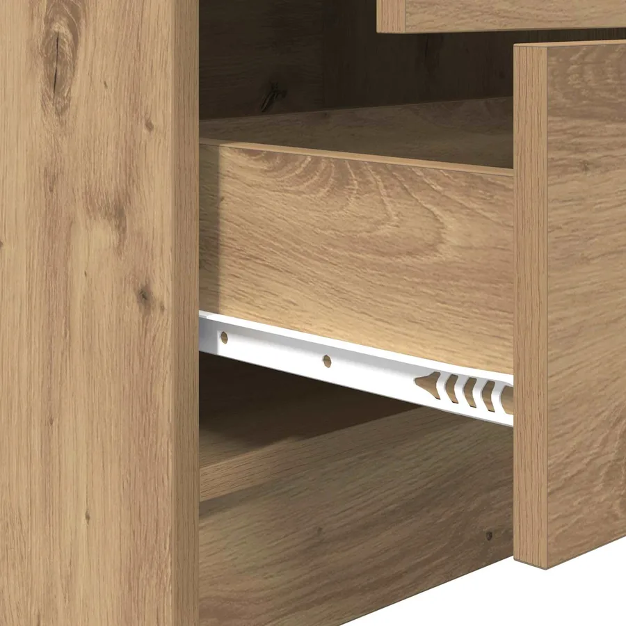 Haut Armoire Chêne artisanal 45,5 x 34 x 127 cm - 8