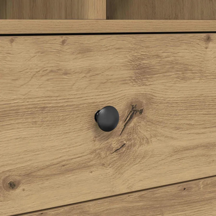Haut Armoire Chêne artisanal 45,5 x 34 x 127 cm - 9