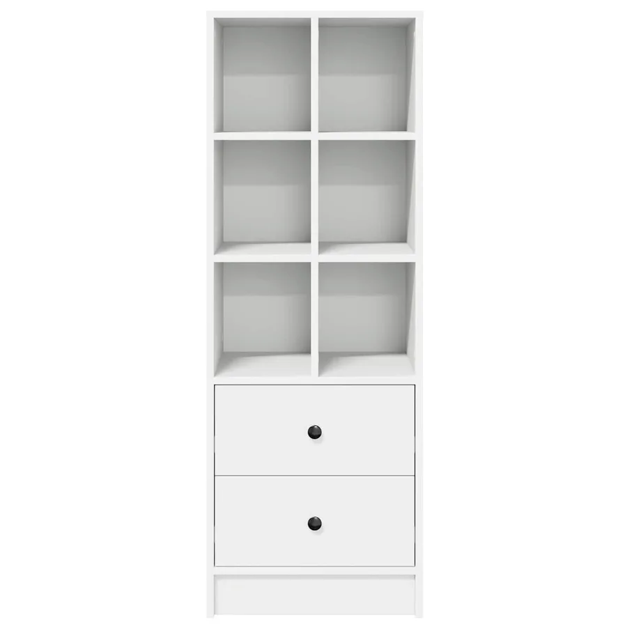 Haut Armoire avec tiroir Blanc 45,5 x 34 x 127 cm - 6