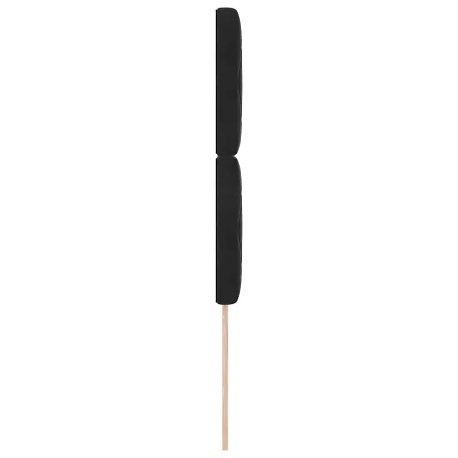 Tête de lit Noir 100 cm Velours - 5
