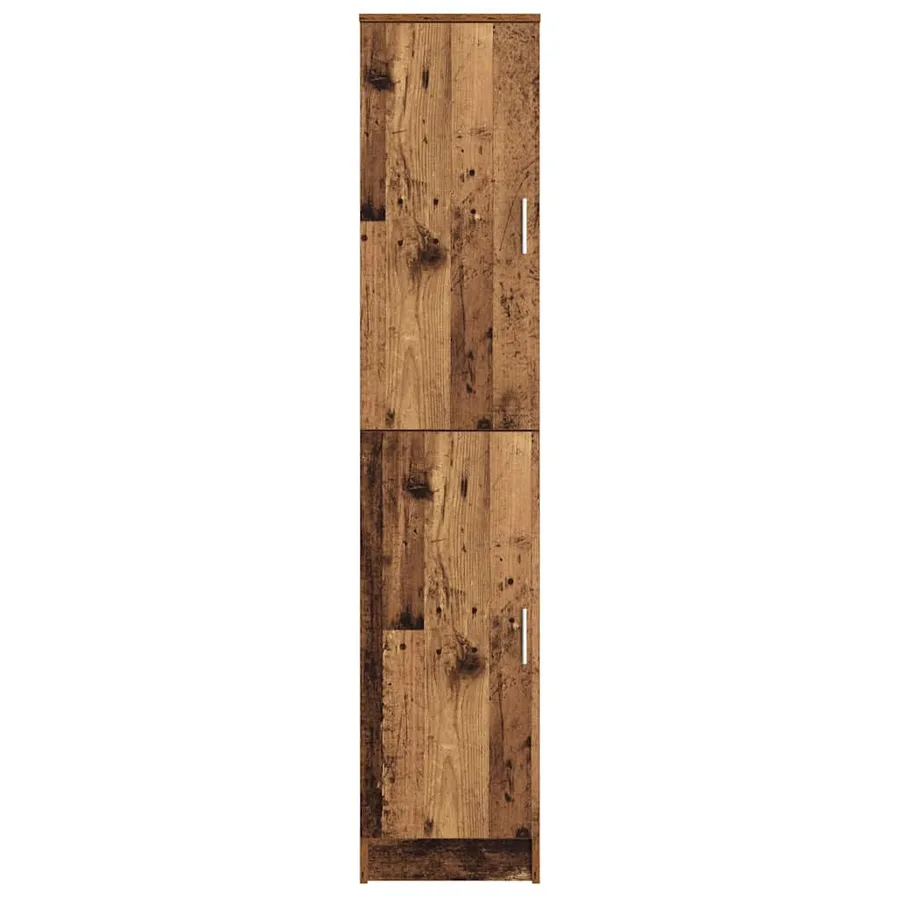 Haut Armoire Bois ancien 35 x 39 x 168 cm - 6