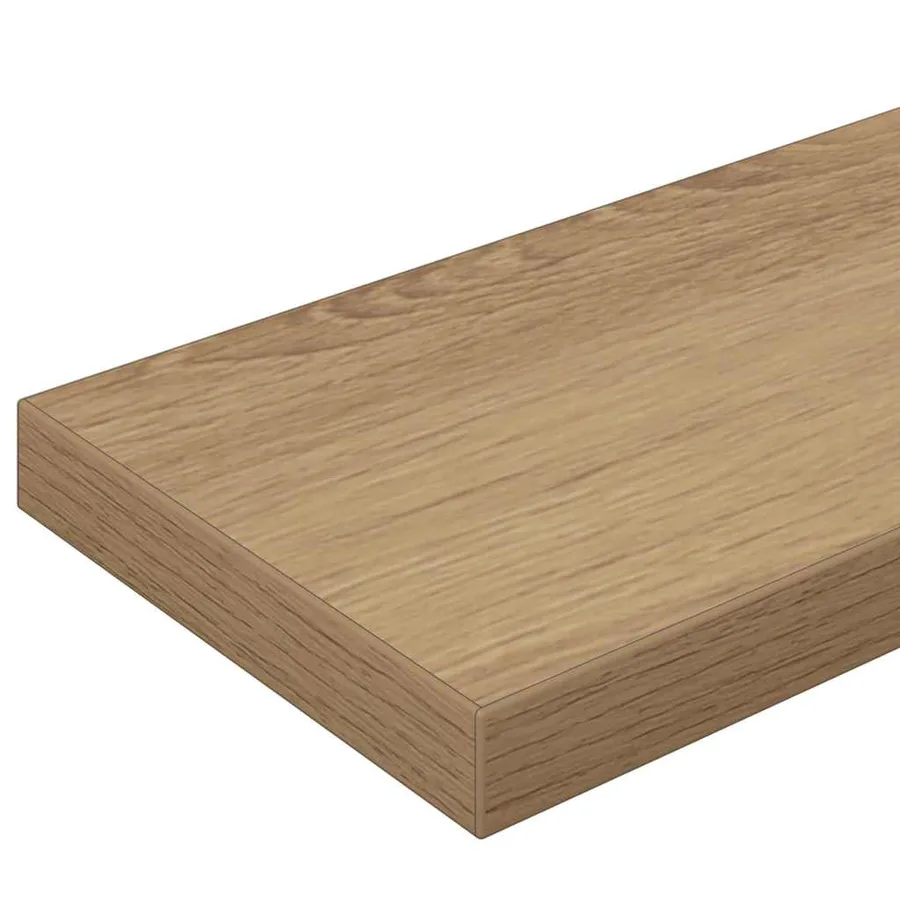 Étagère à livres 3 niveaux 4 pcs 100 x 10 x 1,5 cm Marron - 9