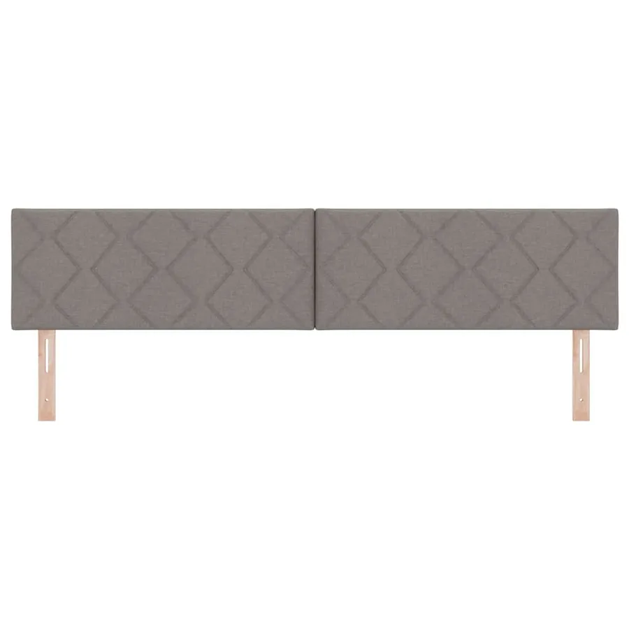 Tête de lit Taupe 200 cm tissu - 5