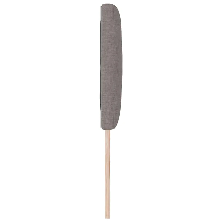 Tête de lit Taupe 200 cm tissu - 6