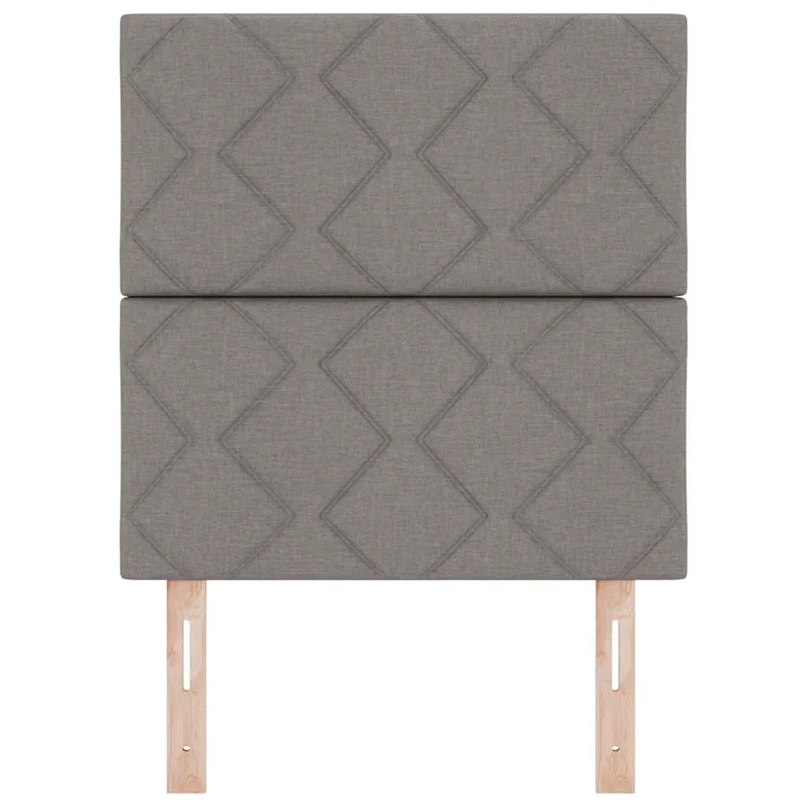 Tête de lit LED Taupe 80 cm tissu - 5