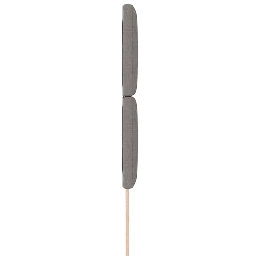 Tête de lit LED Taupe 80 cm tissu - 6