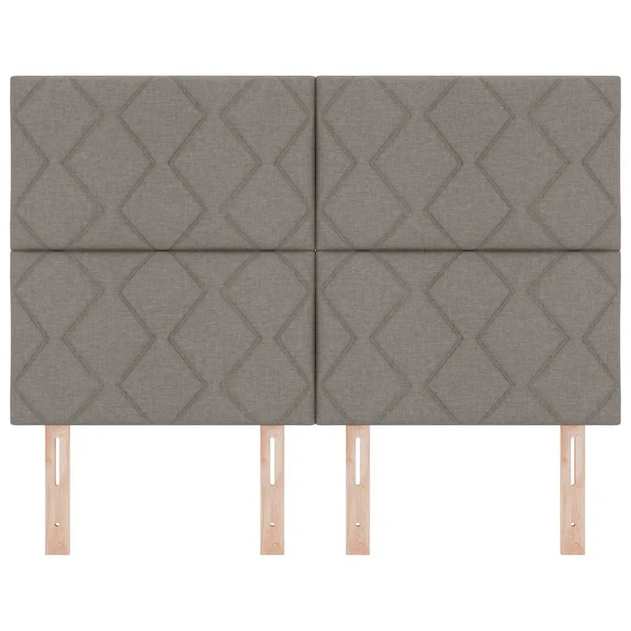 Tête de lit Taupe 160 cm tissu - 4