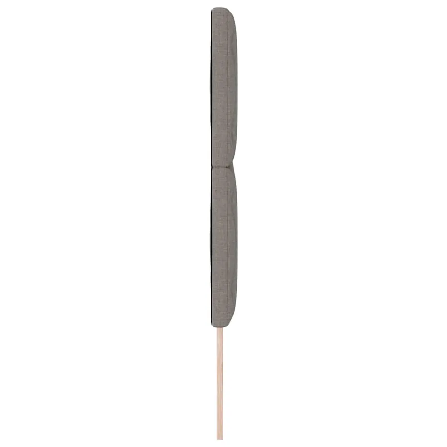 Tête de lit Taupe 160 cm tissu - 5