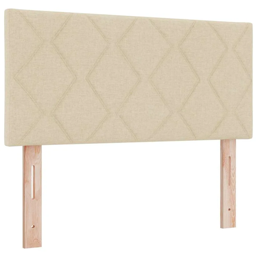 Tête de lit Crème 100 cm tissu - 2