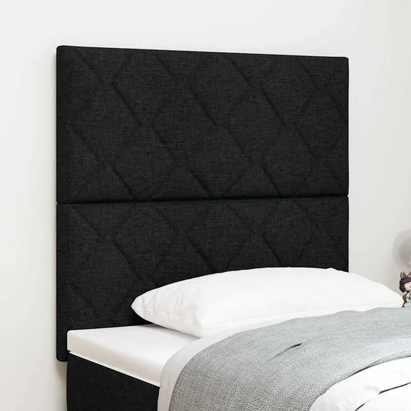 Tête de lit Noir 100 cm tissu
