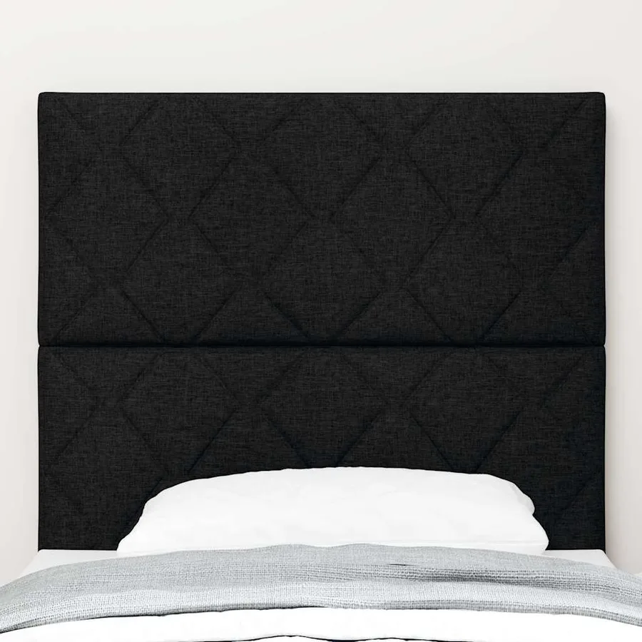 Tête de lit Noir 100 cm tissu - 3
