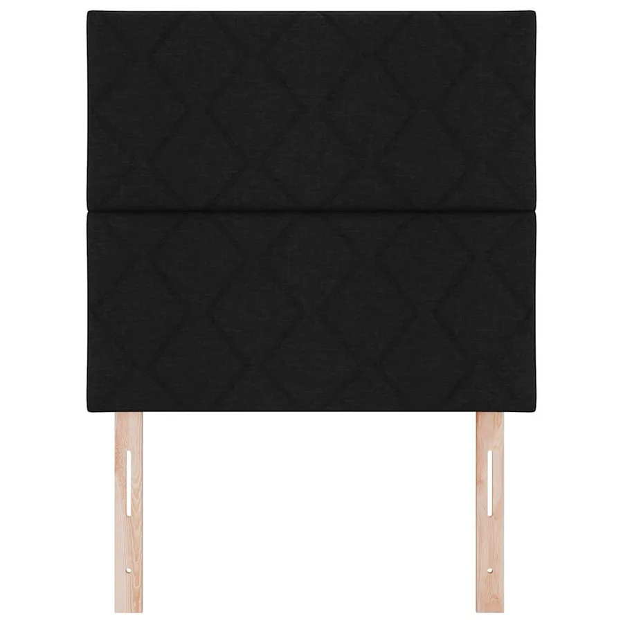 Tête de lit Noir 100 cm tissu - 4