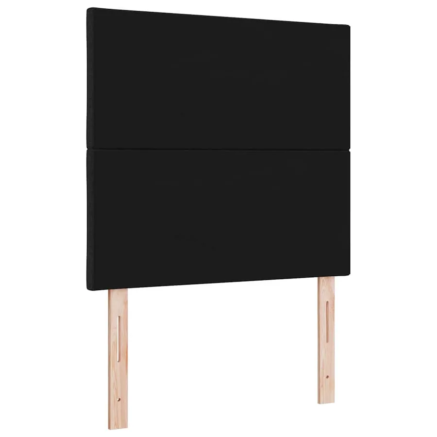 Tête de lit Noir 100 cm tissu - 6