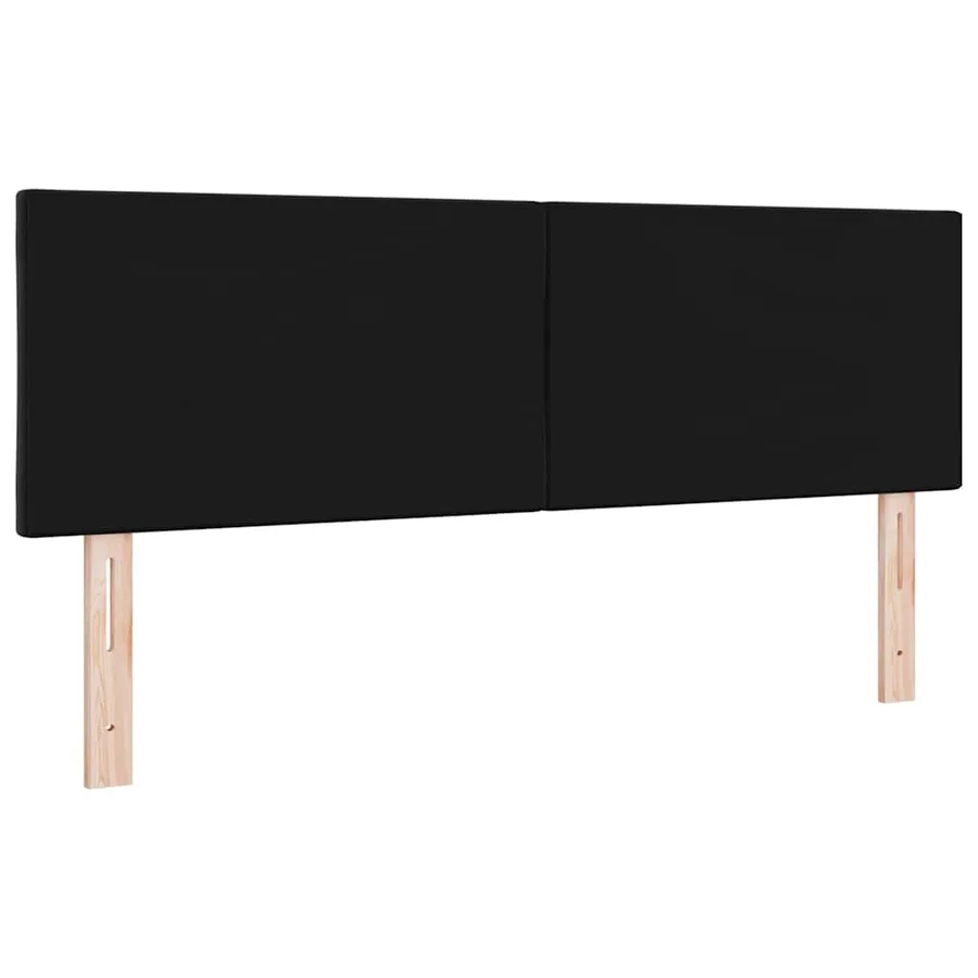 Tête de lit Noir 144 cm Velours - 3