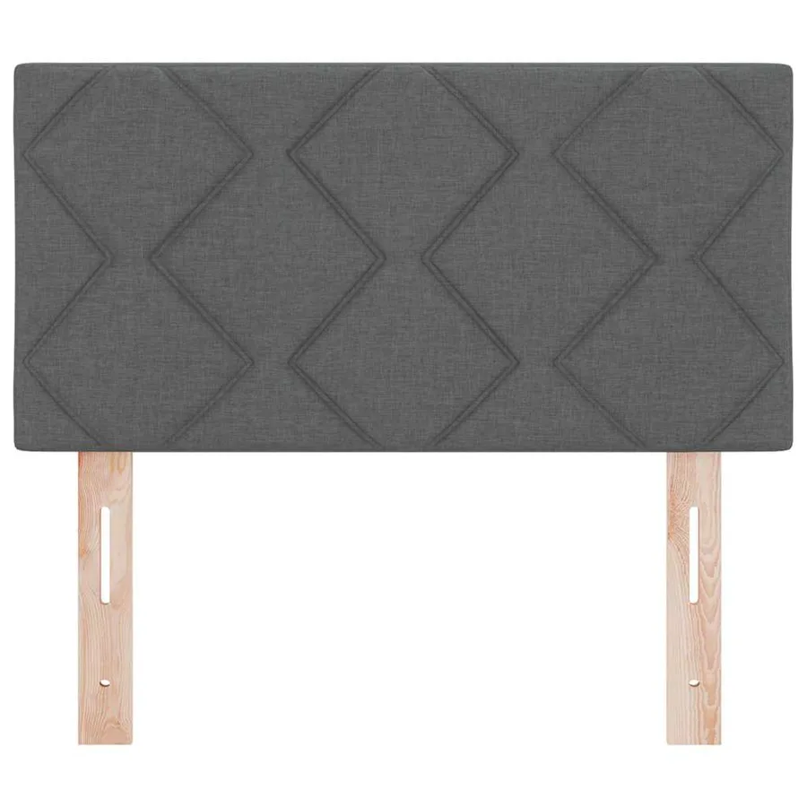 Tête de lit LED Gris 80 cm tissu - 5