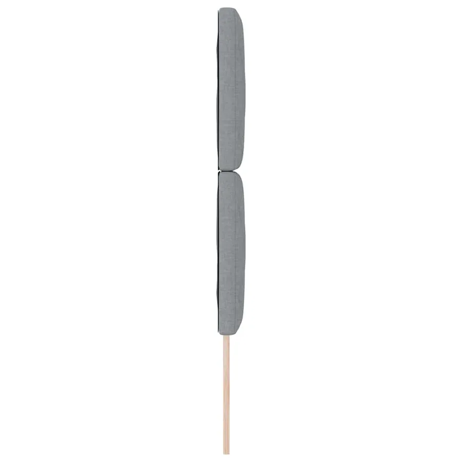 Tête de lit Gris clair 80 cm tissu - 5