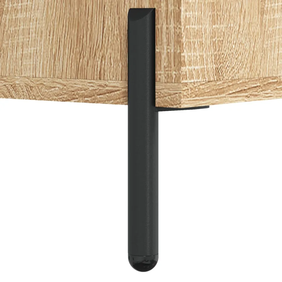 Buffet haut Chêne sonoma 34,5x34x180 cm Bois d'ingénierie - 8