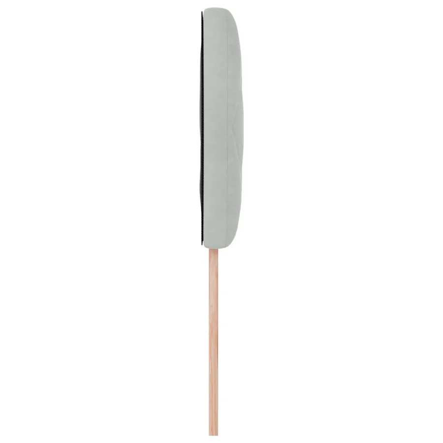 Tête de lit LED Gris clair 90 cm Velours - 5