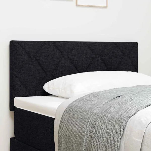 Tête de lit LED Noir 90 cm tissu
