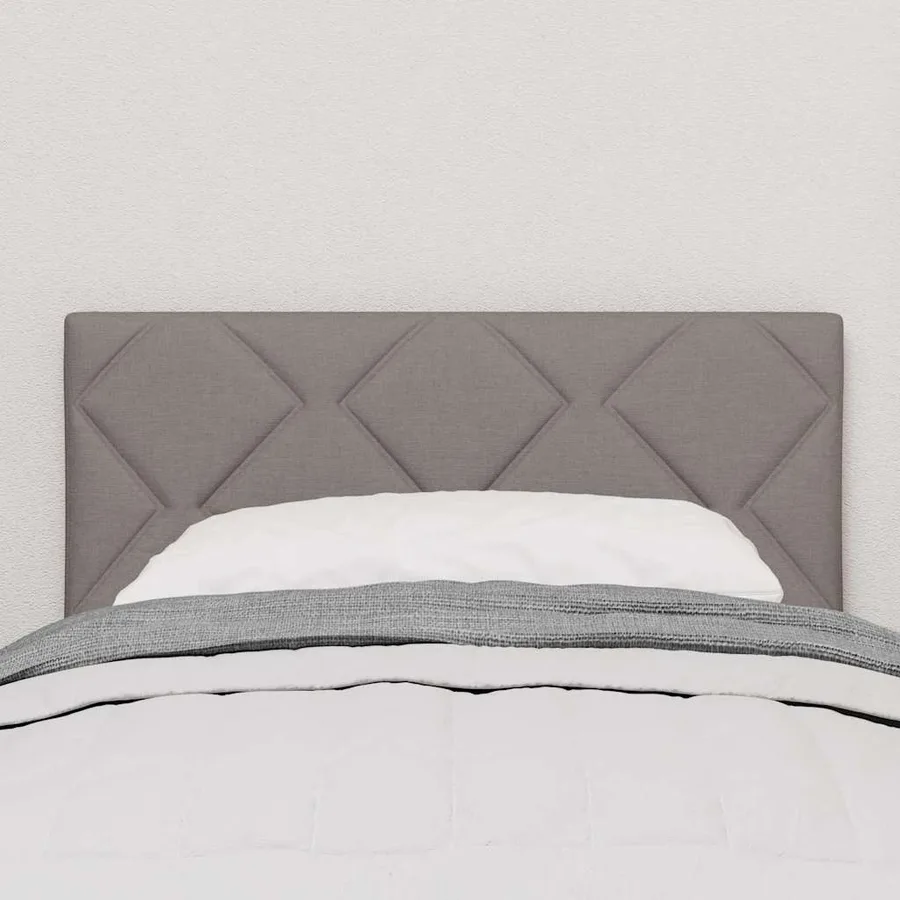 Tête de lit Taupe 80 cm tissu - 3