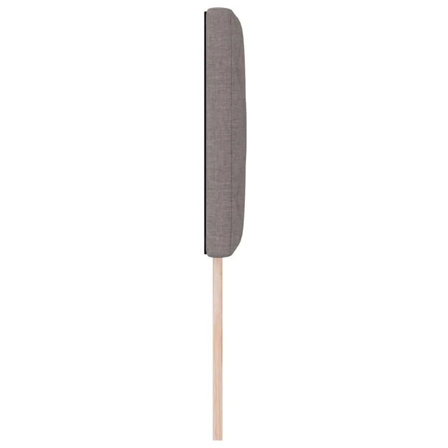 Tête de lit Taupe 80 cm tissu - 4