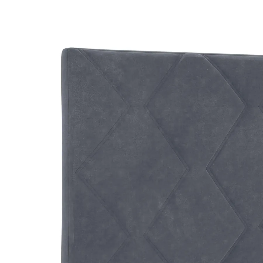 Tête de lit Gris foncé 80 cm Velours - 7
